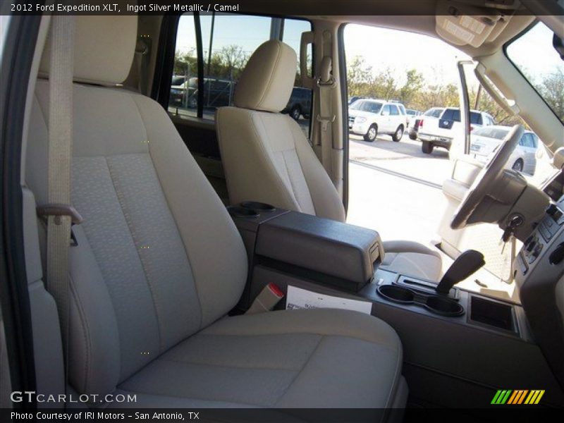 Ingot Silver Metallic / Camel 2012 Ford Expedition XLT