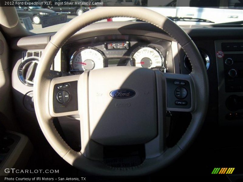 Ingot Silver Metallic / Camel 2012 Ford Expedition XLT