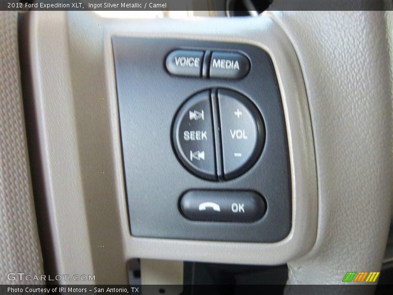 Ingot Silver Metallic / Camel 2012 Ford Expedition XLT