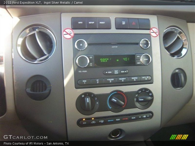 Ingot Silver Metallic / Camel 2012 Ford Expedition XLT
