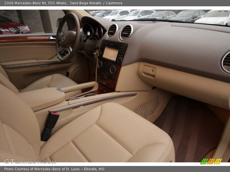 Sand Beige Metallic / Cashmere 2009 Mercedes-Benz ML 350 4Matic