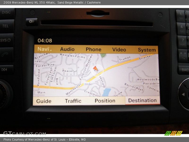 Sand Beige Metallic / Cashmere 2009 Mercedes-Benz ML 350 4Matic