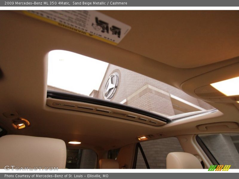 Sand Beige Metallic / Cashmere 2009 Mercedes-Benz ML 350 4Matic