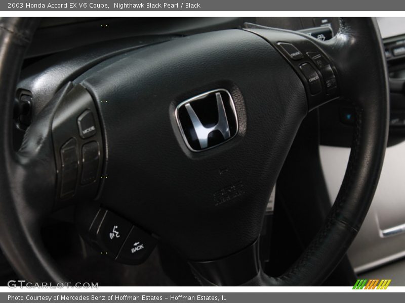 Nighthawk Black Pearl / Black 2003 Honda Accord EX V6 Coupe