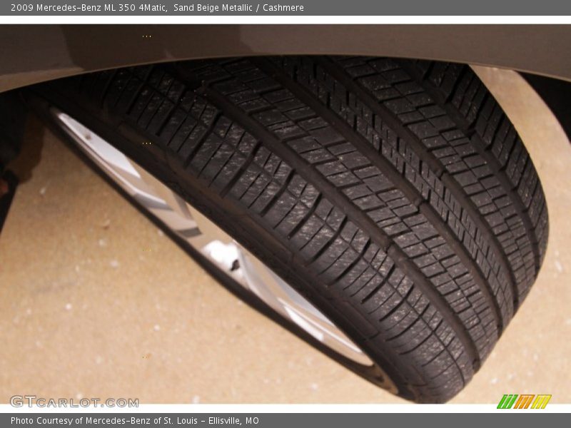 Sand Beige Metallic / Cashmere 2009 Mercedes-Benz ML 350 4Matic