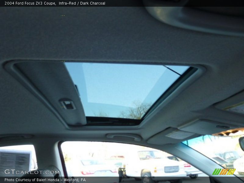 Sunroof of 2004 Focus ZX3 Coupe