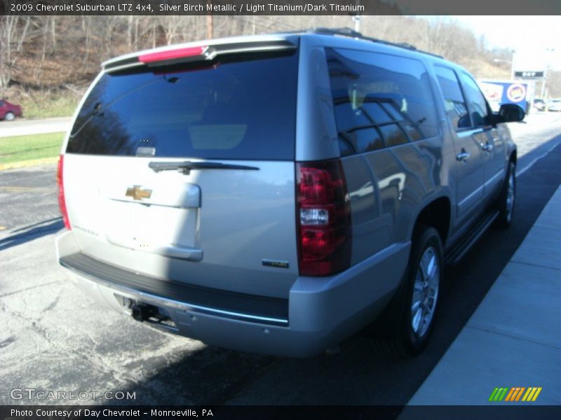Silver Birch Metallic / Light Titanium/Dark Titanium 2009 Chevrolet Suburban LTZ 4x4