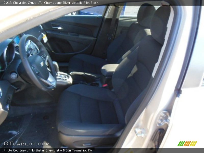 Champagne Silver Metallic / Jet Black 2013 Chevrolet Cruze LT