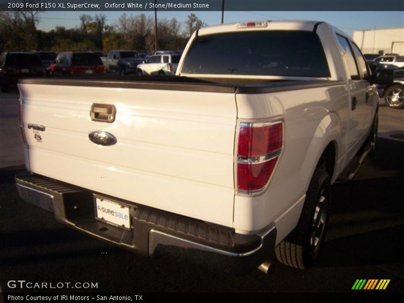Oxford White / Stone/Medium Stone 2009 Ford F150 XL SuperCrew