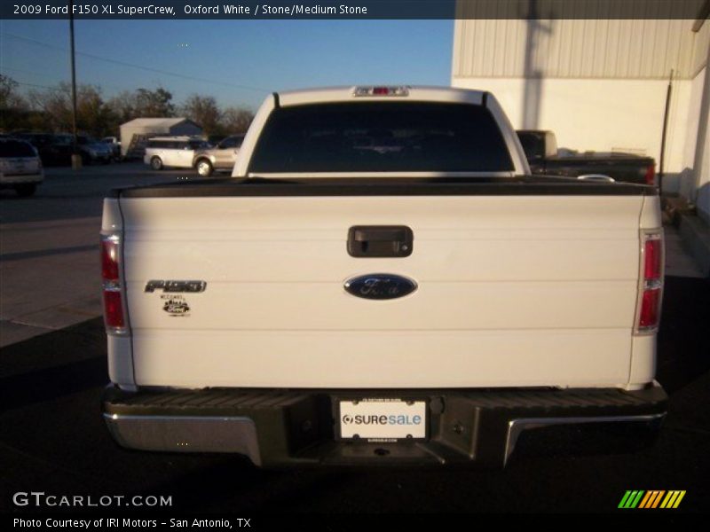 Oxford White / Stone/Medium Stone 2009 Ford F150 XL SuperCrew