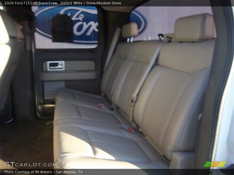 Oxford White / Stone/Medium Stone 2009 Ford F150 XL SuperCrew