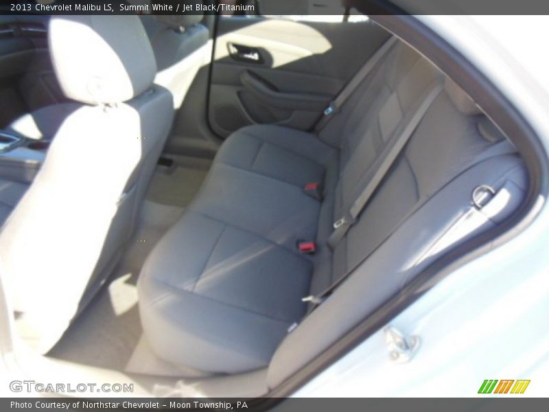 Summit White / Jet Black/Titanium 2013 Chevrolet Malibu LS