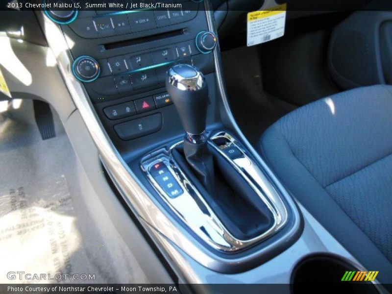 Summit White / Jet Black/Titanium 2013 Chevrolet Malibu LS