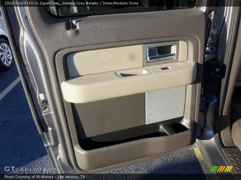 Sterling Grey Metallic / Stone/Medium Stone 2009 Ford F150 XL SuperCrew