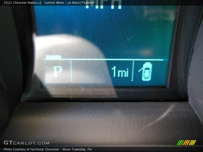 Summit White / Jet Black/Titanium 2013 Chevrolet Malibu LS