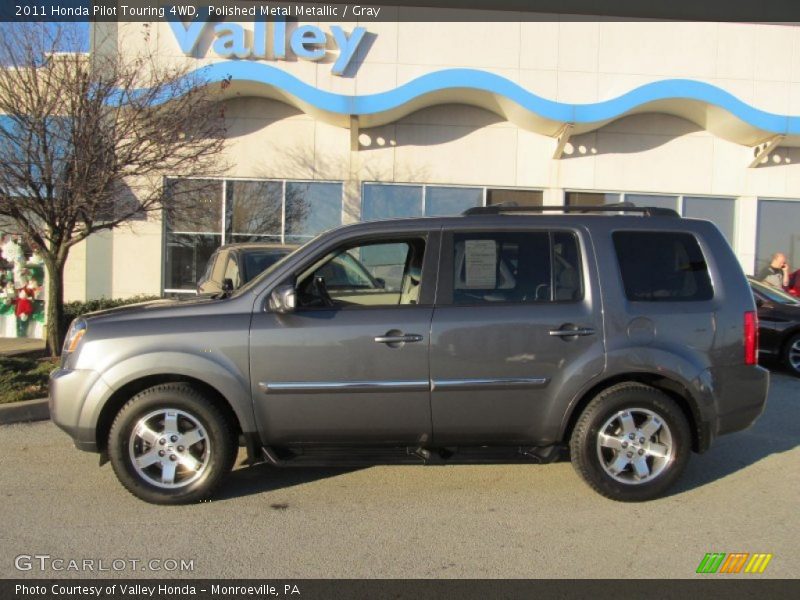 Polished Metal Metallic / Gray 2011 Honda Pilot Touring 4WD