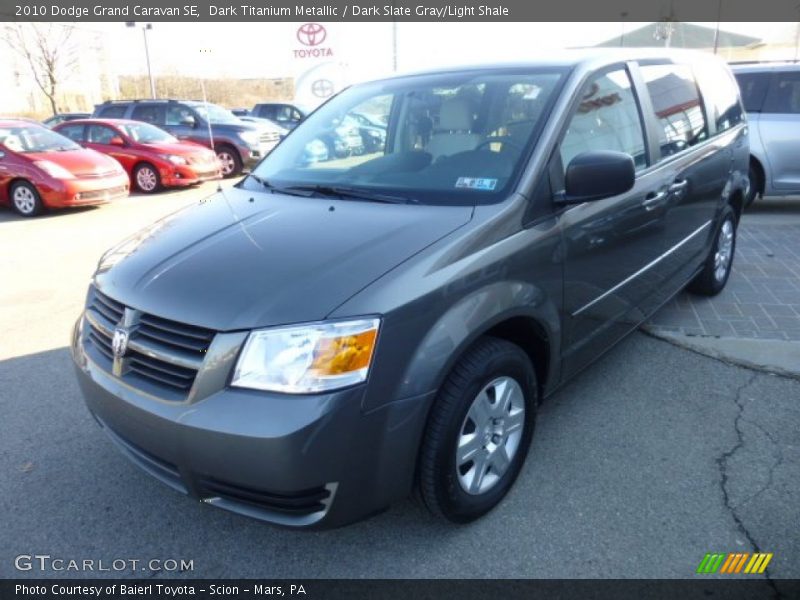 Dark Titanium Metallic / Dark Slate Gray/Light Shale 2010 Dodge Grand Caravan SE