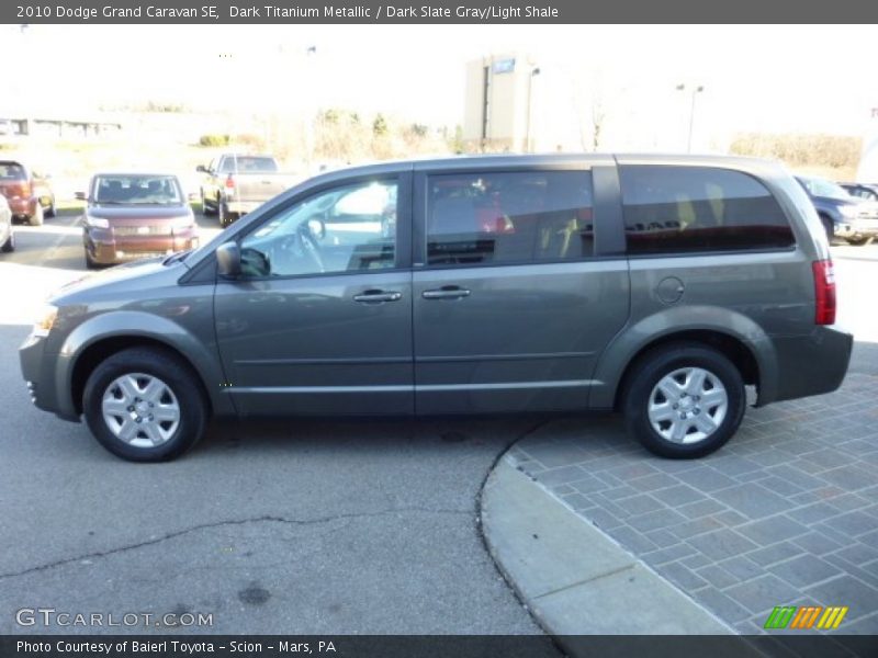 Dark Titanium Metallic / Dark Slate Gray/Light Shale 2010 Dodge Grand Caravan SE