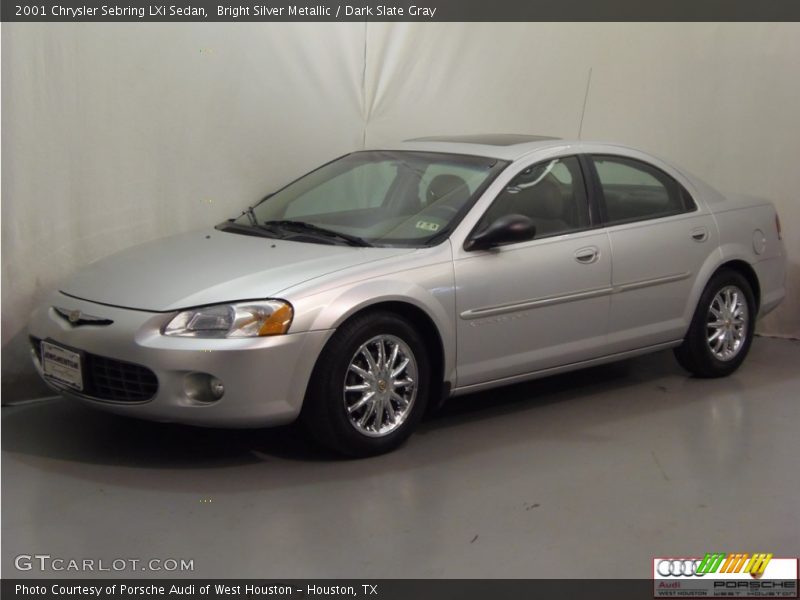 Bright Silver Metallic / Dark Slate Gray 2001 Chrysler Sebring LXi Sedan