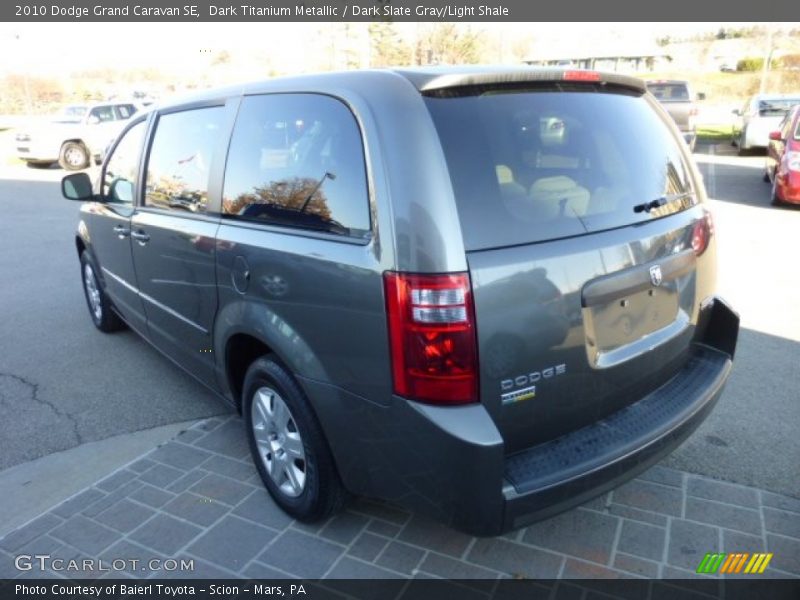 Dark Titanium Metallic / Dark Slate Gray/Light Shale 2010 Dodge Grand Caravan SE