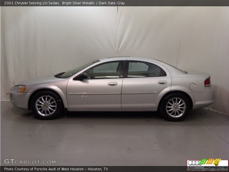 Bright Silver Metallic / Dark Slate Gray 2001 Chrysler Sebring LXi Sedan