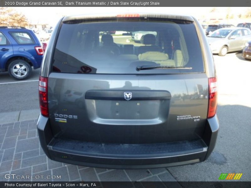 Dark Titanium Metallic / Dark Slate Gray/Light Shale 2010 Dodge Grand Caravan SE