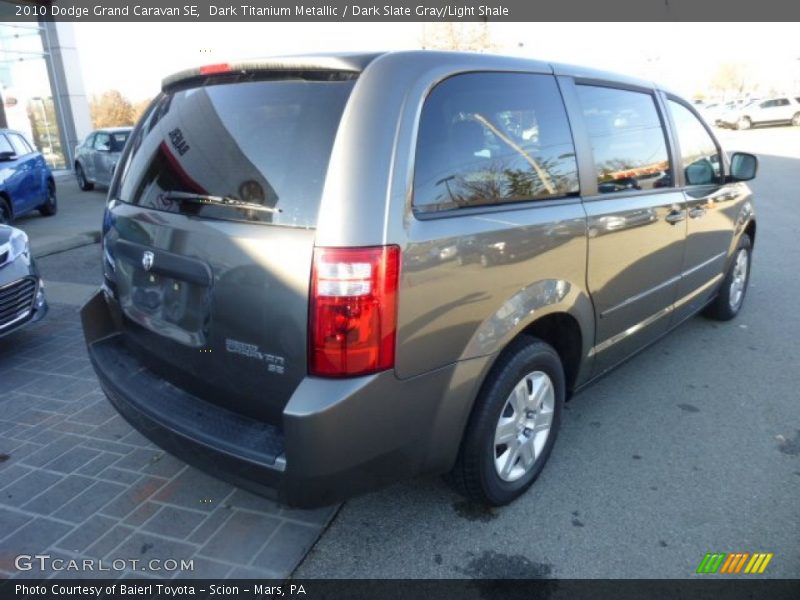 Dark Titanium Metallic / Dark Slate Gray/Light Shale 2010 Dodge Grand Caravan SE