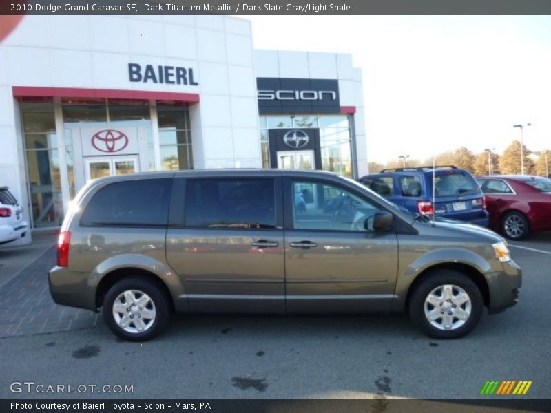 Dark Titanium Metallic / Dark Slate Gray/Light Shale 2010 Dodge Grand Caravan SE