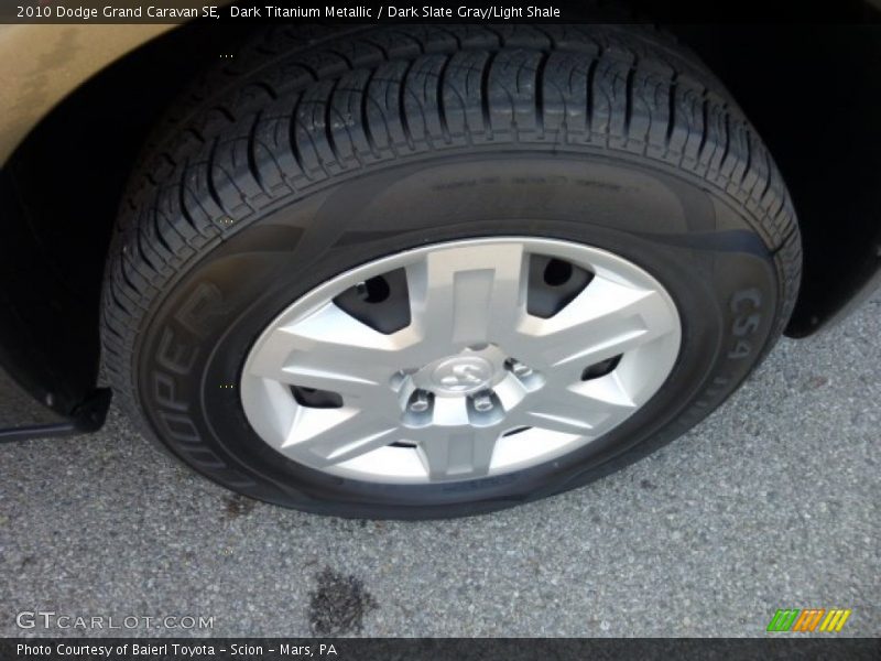 Dark Titanium Metallic / Dark Slate Gray/Light Shale 2010 Dodge Grand Caravan SE