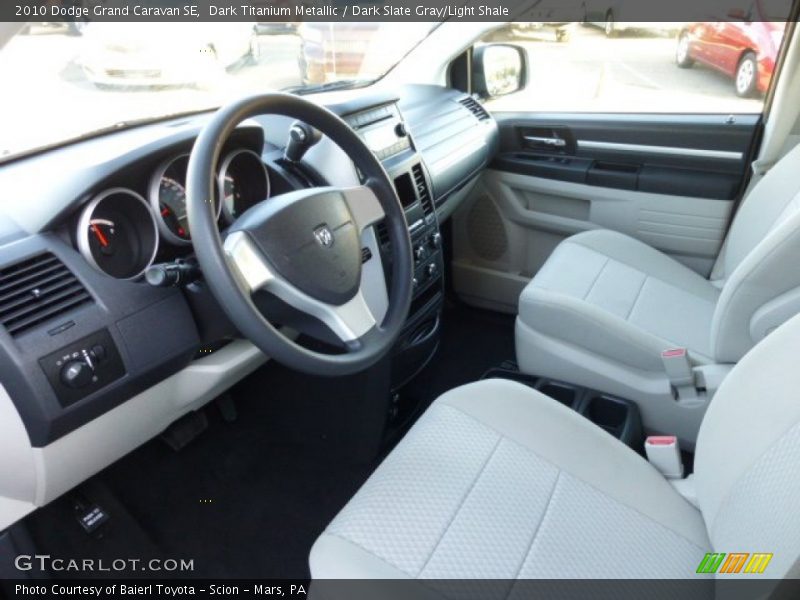 Dark Titanium Metallic / Dark Slate Gray/Light Shale 2010 Dodge Grand Caravan SE