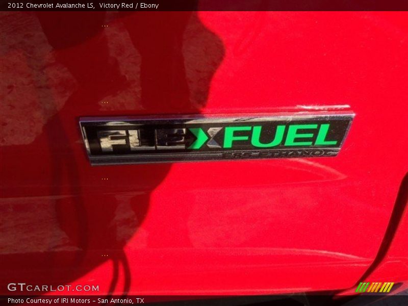 Victory Red / Ebony 2012 Chevrolet Avalanche LS