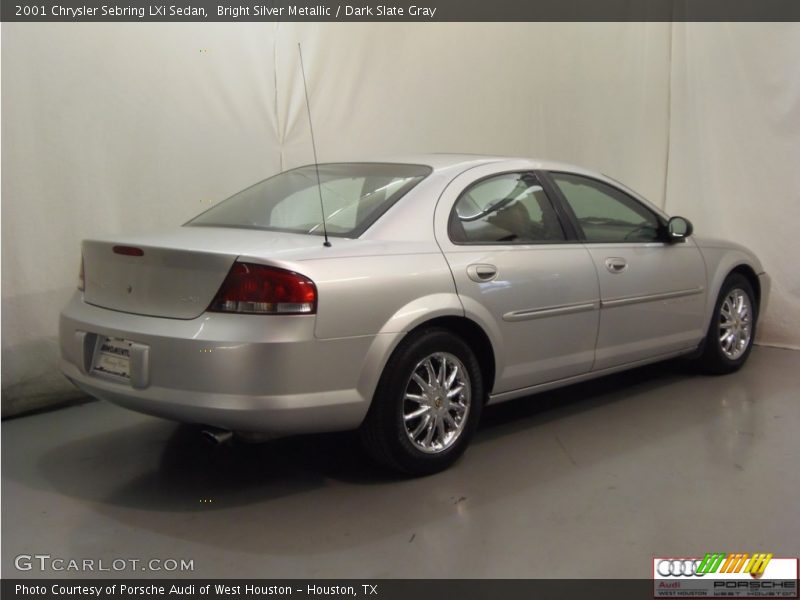 Bright Silver Metallic / Dark Slate Gray 2001 Chrysler Sebring LXi Sedan