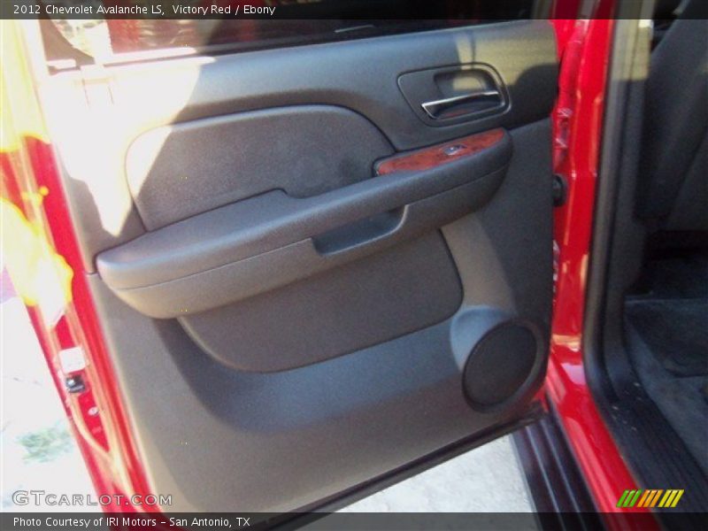 Victory Red / Ebony 2012 Chevrolet Avalanche LS