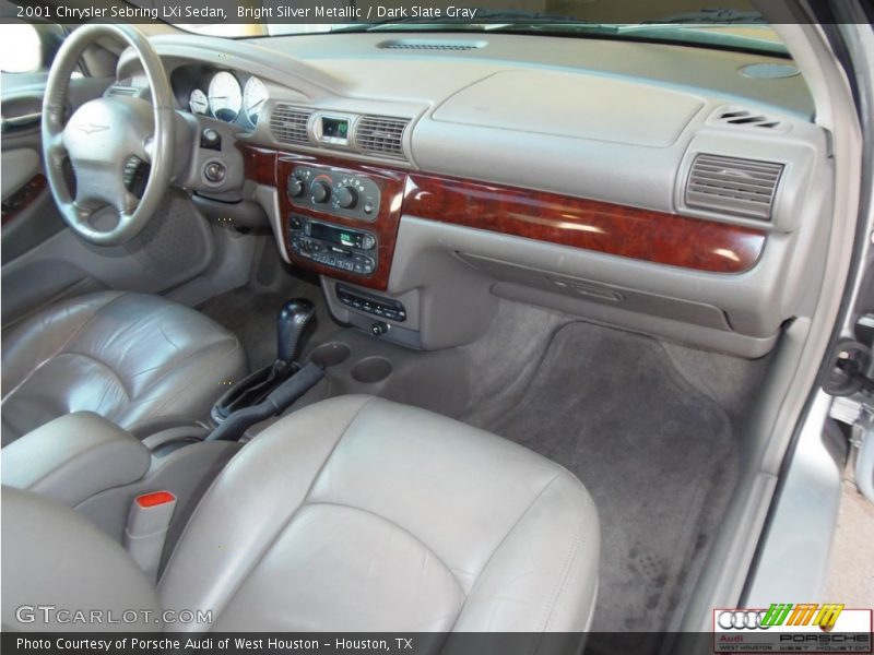 Bright Silver Metallic / Dark Slate Gray 2001 Chrysler Sebring LXi Sedan