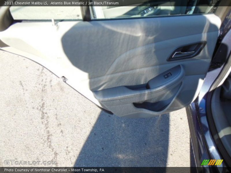 Atlantis Blue Metallic / Jet Black/Titanium 2013 Chevrolet Malibu LS