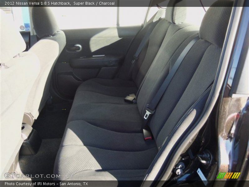 Super Black / Charcoal 2012 Nissan Versa 1.8 S Hatchback