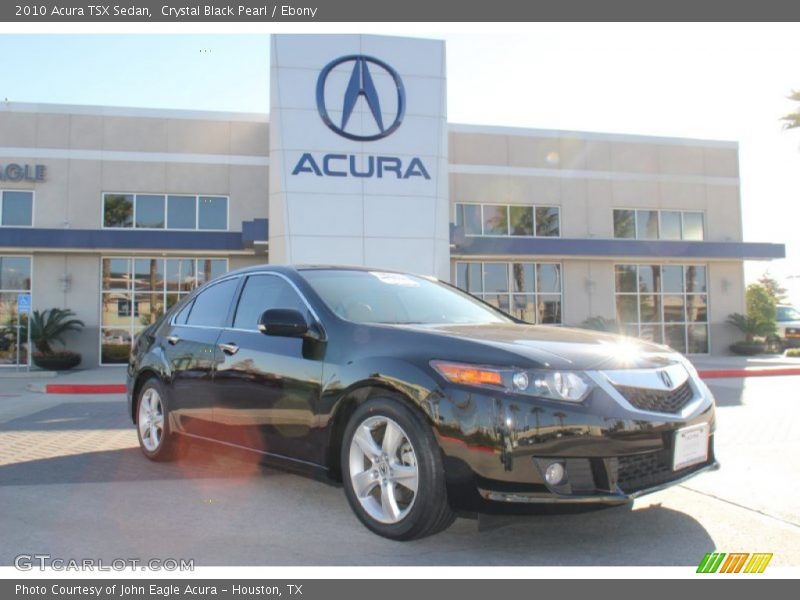 Crystal Black Pearl / Ebony 2010 Acura TSX Sedan