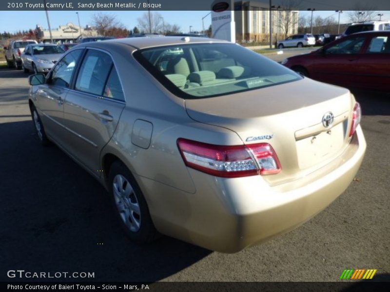 Sandy Beach Metallic / Bisque 2010 Toyota Camry LE