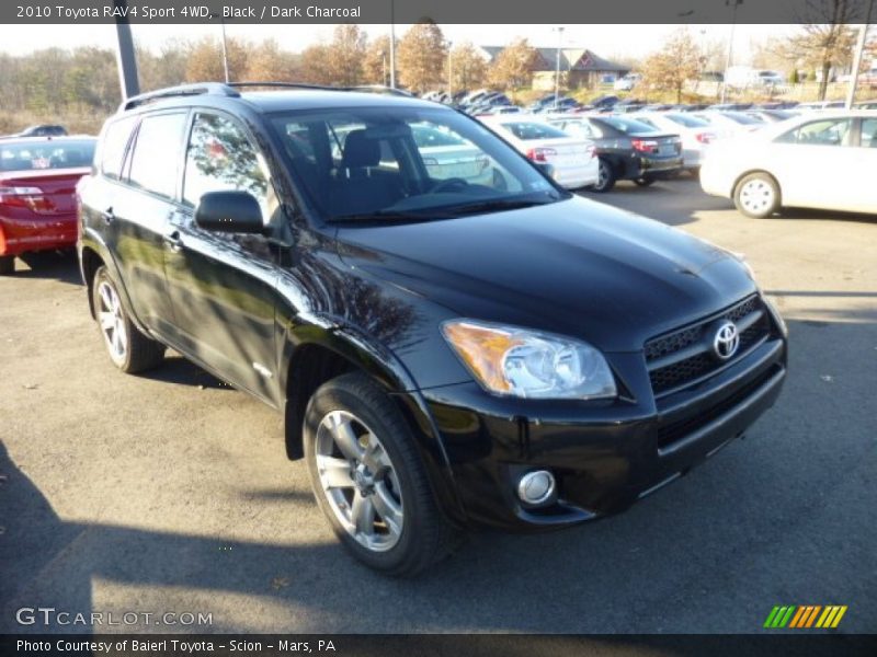 Black / Dark Charcoal 2010 Toyota RAV4 Sport 4WD