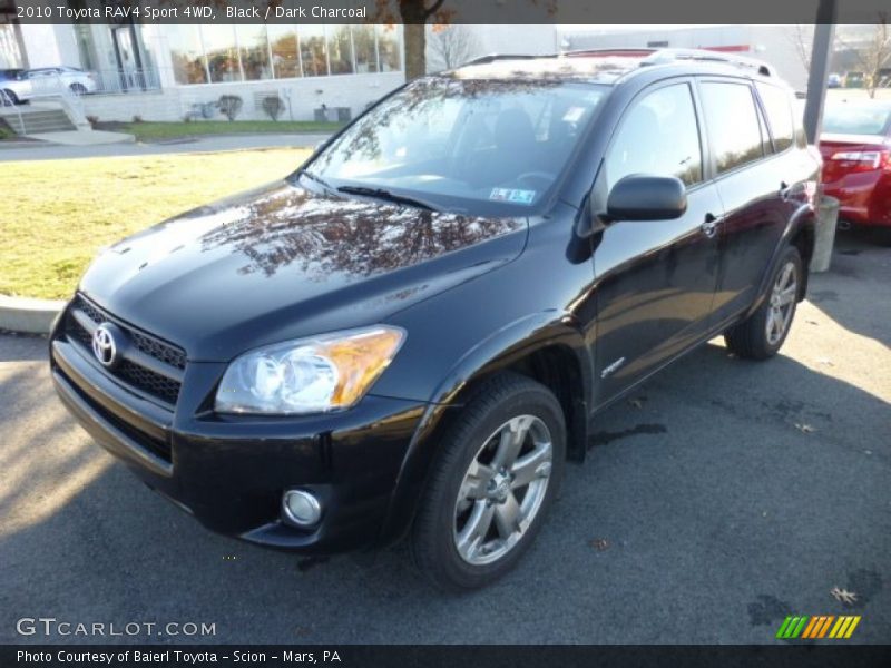 Black / Dark Charcoal 2010 Toyota RAV4 Sport 4WD