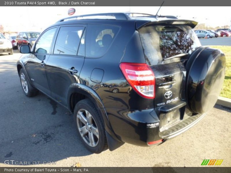 Black / Dark Charcoal 2010 Toyota RAV4 Sport 4WD