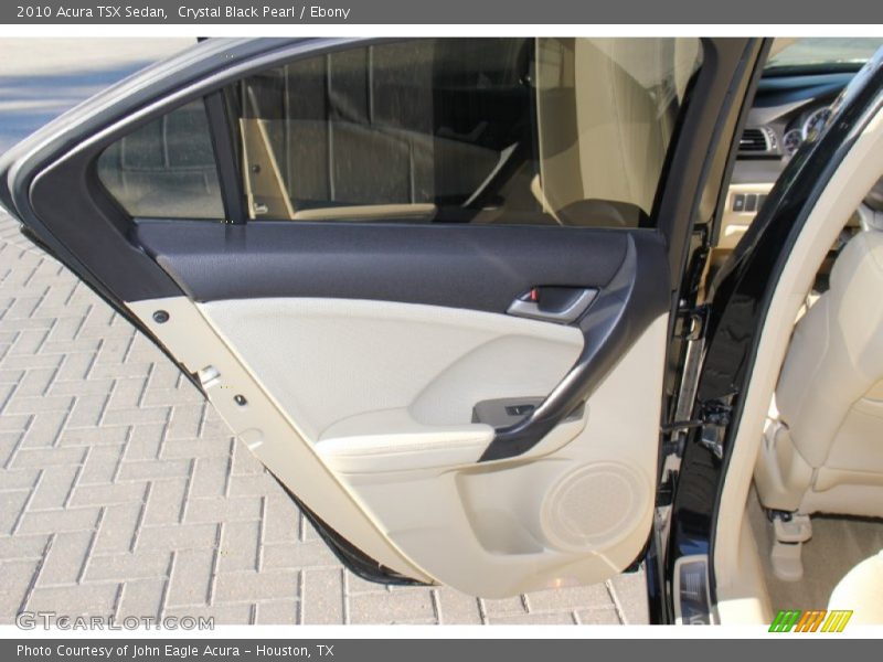 Crystal Black Pearl / Ebony 2010 Acura TSX Sedan