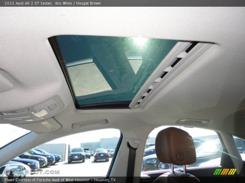 Ibis White / Nougat Brown 2013 Audi A6 2.0T Sedan