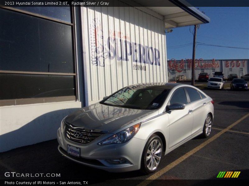 Radiant Silver / Gray 2013 Hyundai Sonata Limited 2.0T