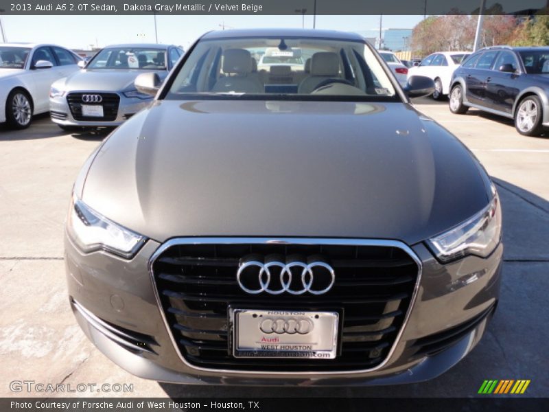 Dakota Gray Metallic / Velvet Beige 2013 Audi A6 2.0T Sedan
