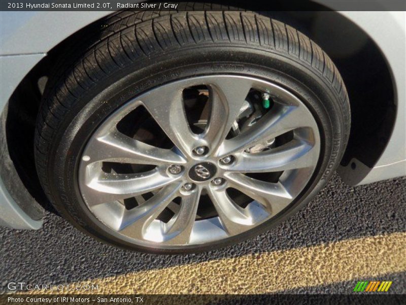 Radiant Silver / Gray 2013 Hyundai Sonata Limited 2.0T