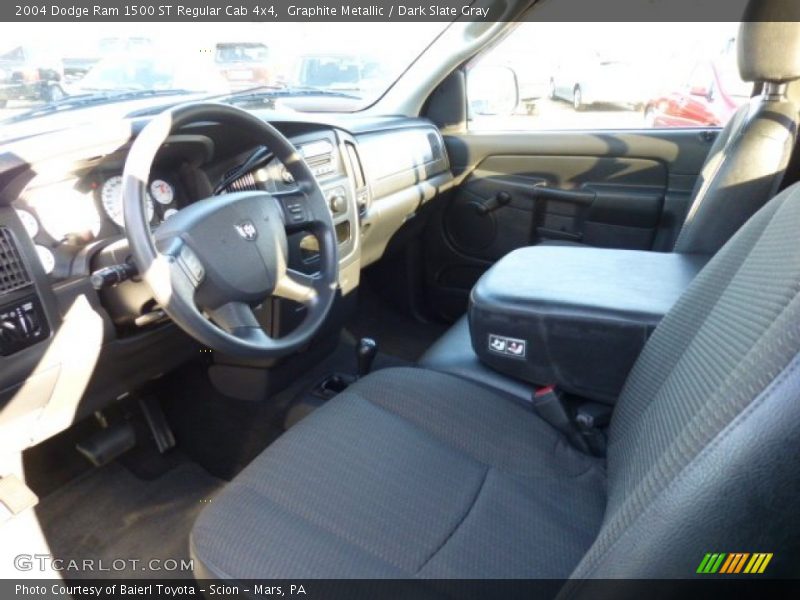 Graphite Metallic / Dark Slate Gray 2004 Dodge Ram 1500 ST Regular Cab 4x4