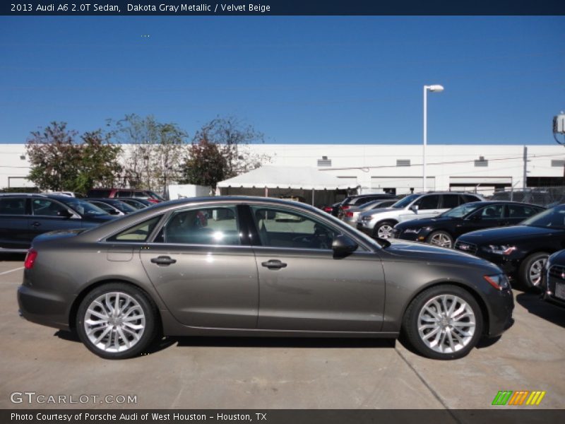Dakota Gray Metallic / Velvet Beige 2013 Audi A6 2.0T Sedan