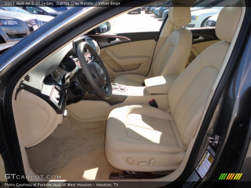 Dakota Gray Metallic / Velvet Beige 2013 Audi A6 2.0T Sedan