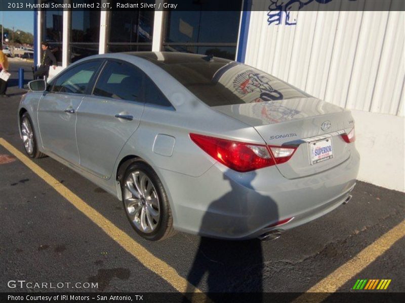 Radiant Silver / Gray 2013 Hyundai Sonata Limited 2.0T